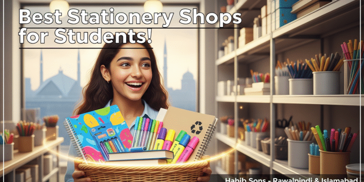 Discover the Best Stationery Shops in Rawalpindi & Islamabad for Students – Your Guide to Affordable, Cute, and Essential Supplies