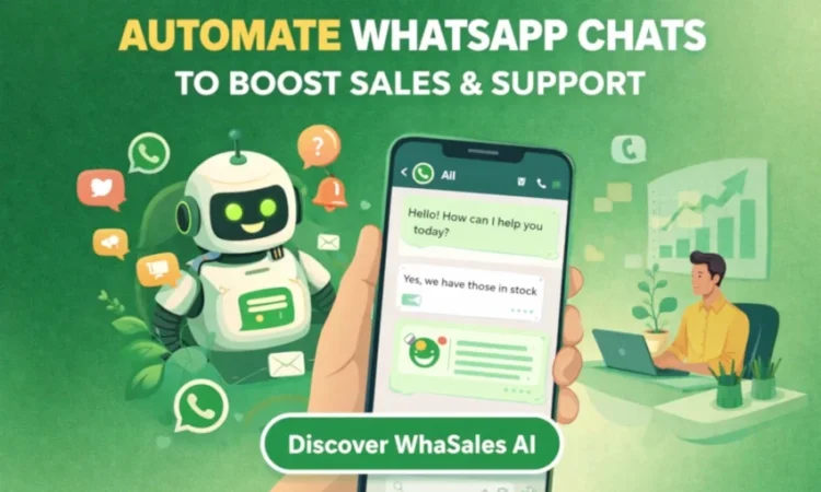 Automate WhatsApp Chats to Scale Sales and Customer Support with WhaSales AI